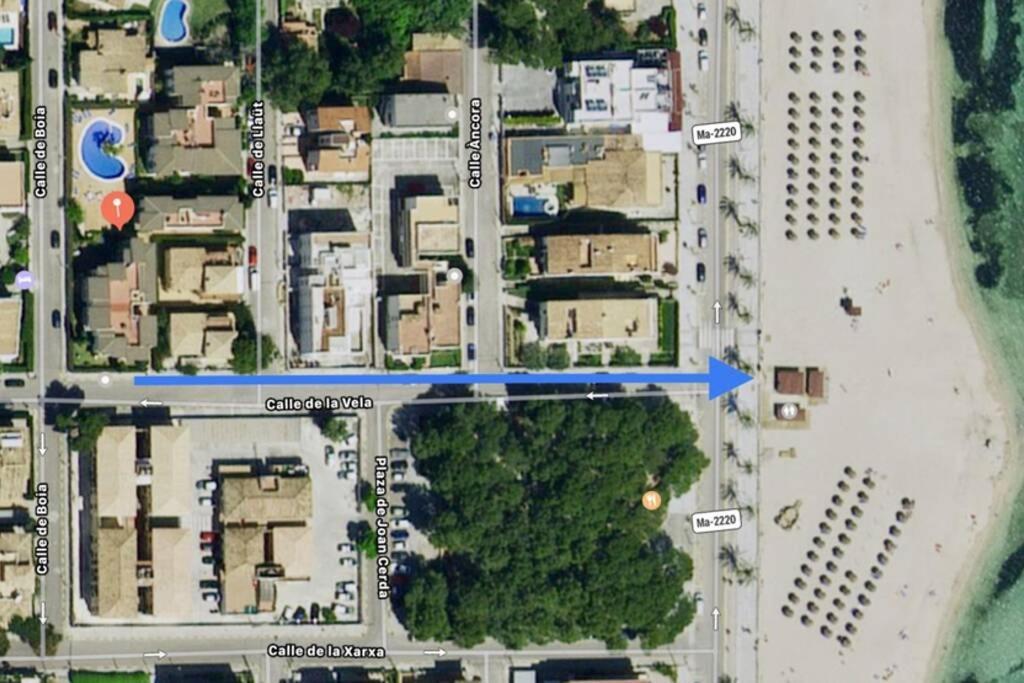 Piso Las Mimosas 90 Metros De Playa Port Pollensa Port de Pollença Kültér fotó